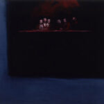 A. M. HOCH, Coup, oil on canvas, 62 x 72 inches, 1991