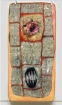 A.M. HOCH, Slice of Life, oil paint on mattress, 78 x 38 inches, 1998