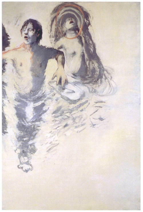 A. M. HOCH, Two and Half Breathers, oil on canvas, 72 x 48 inches, 1986