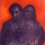 A. M. HOCH, Couple #1, oil on canvas, 48 x 36 inches, 2001