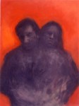 A. M. HOCH, Couple #1, oil on canvas, 48 x 36 inches, 2001