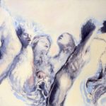 A. M. HOCH, Six Breathers, oil on canvas, 48 x 66 inches, 1986