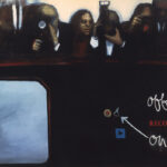 A. M. HOCH, On/Off/Record, oil on canvas, 56 x 84 inches, 1992