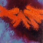 A. M. HOCH, Mitosis (wood panel) # 2, oil on canvas, 45.5 x 36.25 inches, 1999