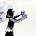 A. M. Hoch, Sleep Walker, monoprint, chalk, and charcoal, 16.75 x 29 inches, 1988