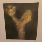 A. M. HOCH, Rimbaud and His Mother, oil on canvas, approximately 37 x 30.5 inches, 2010