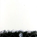 A. M. HOCH, Vibrating Figure, monoprint, chalk, and charcoal, 30 x 22.50 inches, 1988