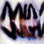 A. M. HOCH, Coming Apart (white background), oil on canvas, 36 x 48 inches, 2000