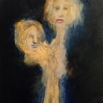 A. M. HOCH, Punk Love (small), oil on canvas, mounted on canvas, approximately 27.75 x 24 inches, 2009