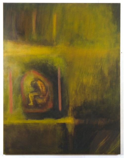 A. M. HOCH, Cosmic Debris, oil on canvas, 72 x 56 inches, 1994