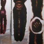 A. M. HOCH, Self-portrait (in-progress), installation with paintings on mirrors, dimensions variable, began 2004