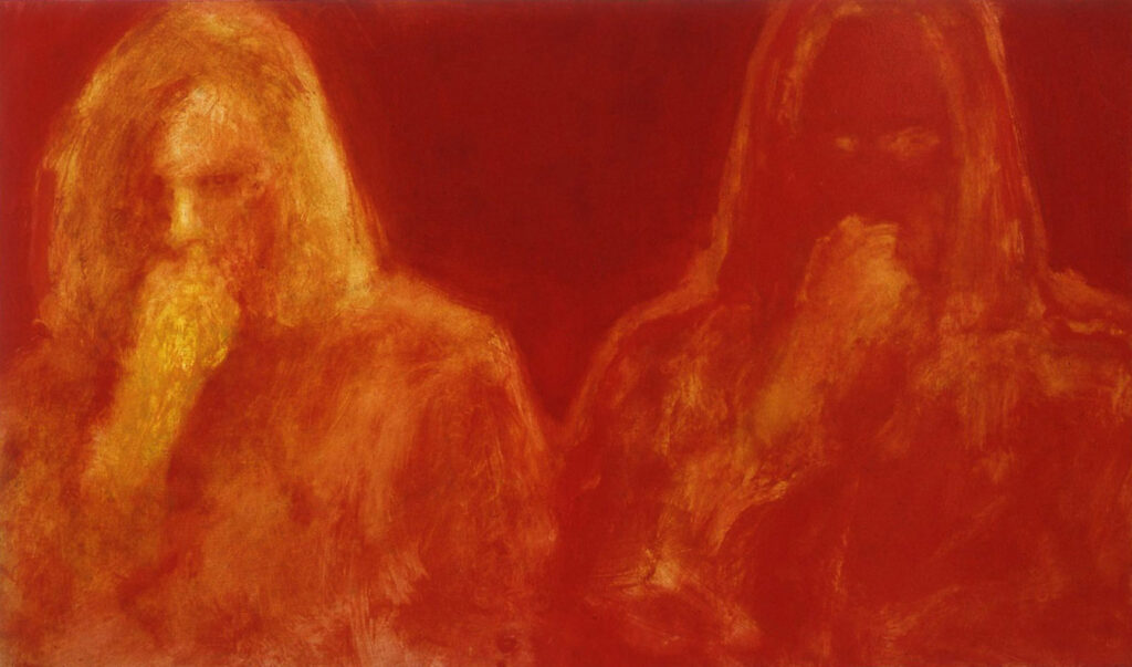 A. M. HOCH, Portrait of Tom, oil on canvas, 29.5 x 49.5 inches, 1993