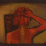 A. M. HOCH, Portrait of Kate, oil on canvas, 32.5 x 42 inches, 1993