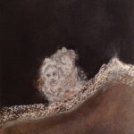 A. M. HOCH, Rimbaud Carrying His Mother into the Ocean, ink wash on paper, 5.25 x 4.75 inches, 2013