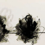 A. M. HOCH, Boat Head on Left, DETAIL, mixed media on paper, 11.75 x 61 inches, 2012