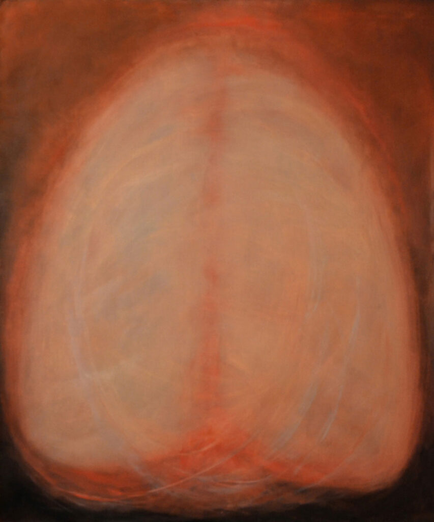 A. M. HOCH, Every Breath is Counted (#1), oil on canvas, approximately 126 x 104 cm (49.5 x 41 inches), 2014