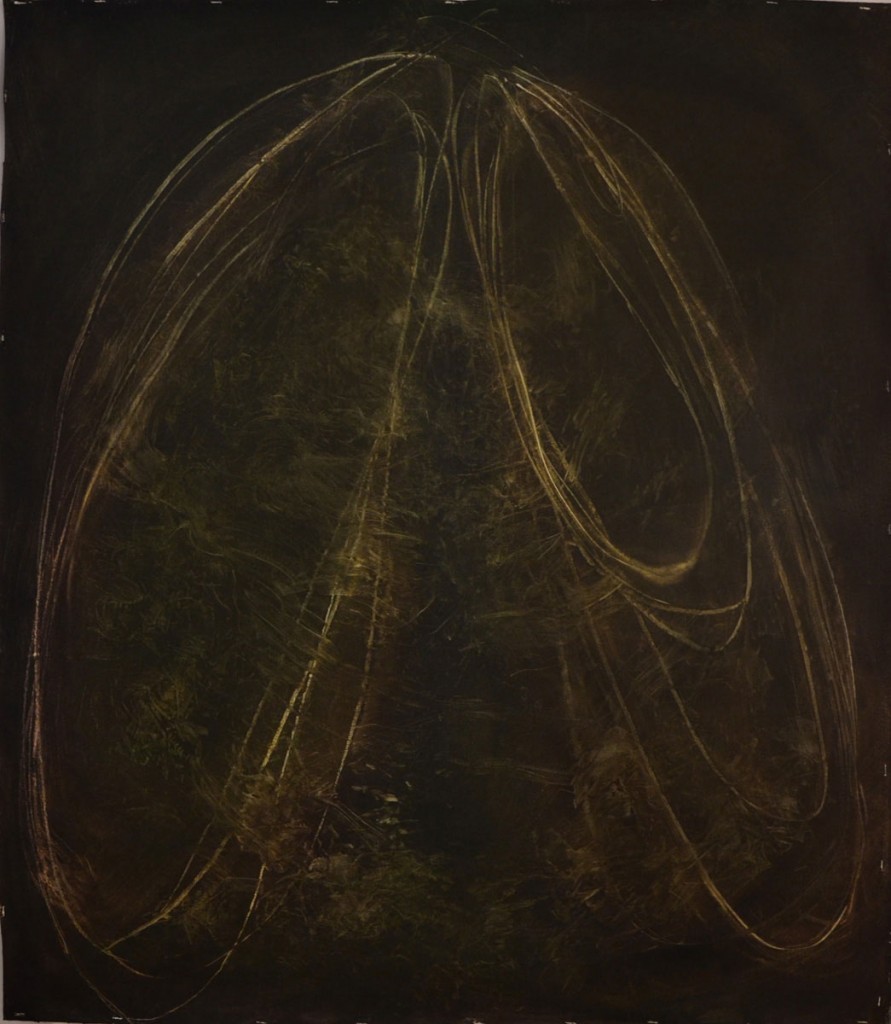 A. M. HOCH, Every Breath is Counted (#2), oil on canvas, approximately 126 x 104 cm, (49.5 x 41 inches), 2014