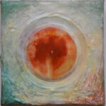 AM HOCH, Untitled (cup), oil on canvas, approximately 13 x 13 cm, (5 x 5 inches), 2014