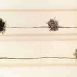 AM HOCH, Boat Heads and Tangles (two drawings, framed), charcoal and marker on paper, 30 x 155 cm, (11.75 x 61 inches), 2010