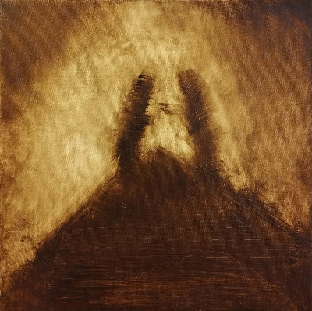 painting entitled A House Divided by AM Hoch