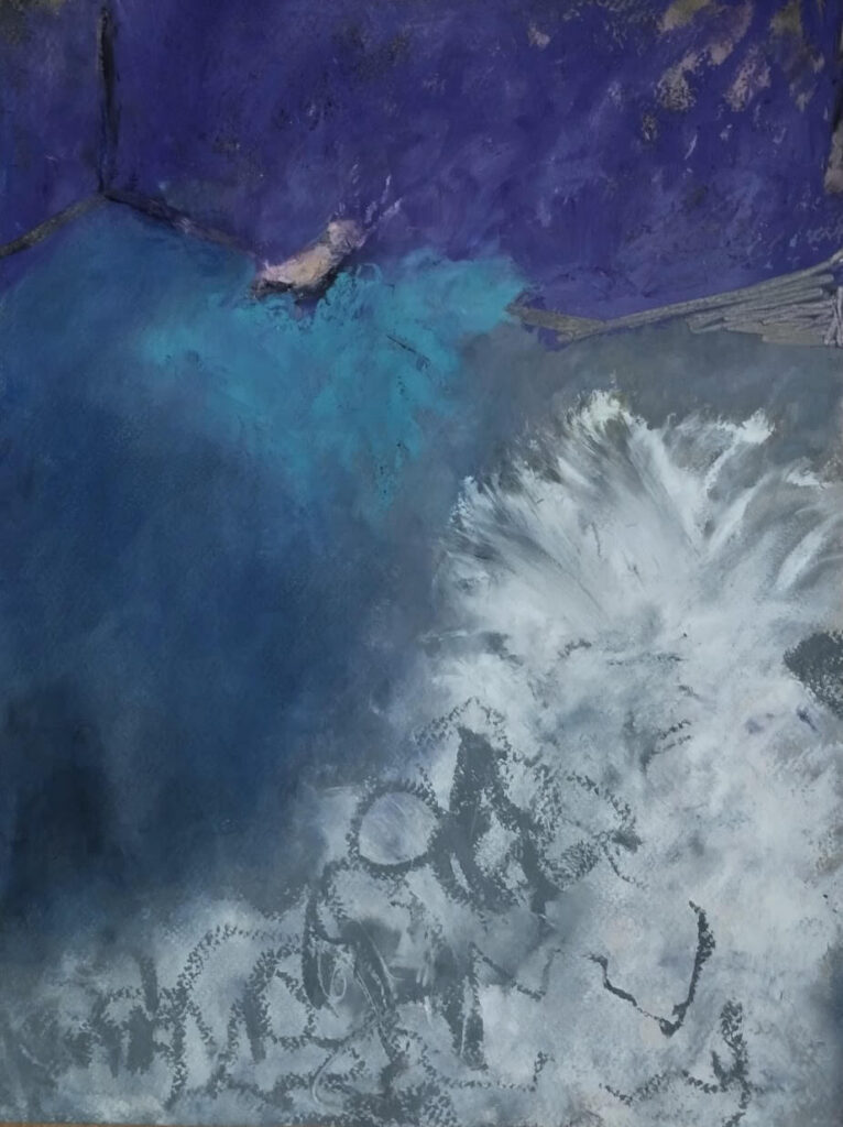 art entitled Bed in Corner by AM Hoch