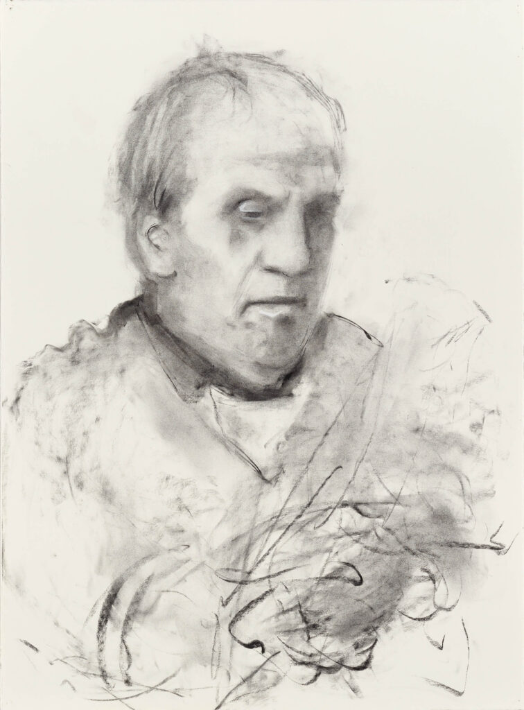 charcoal entitled Busy by AM Hoch