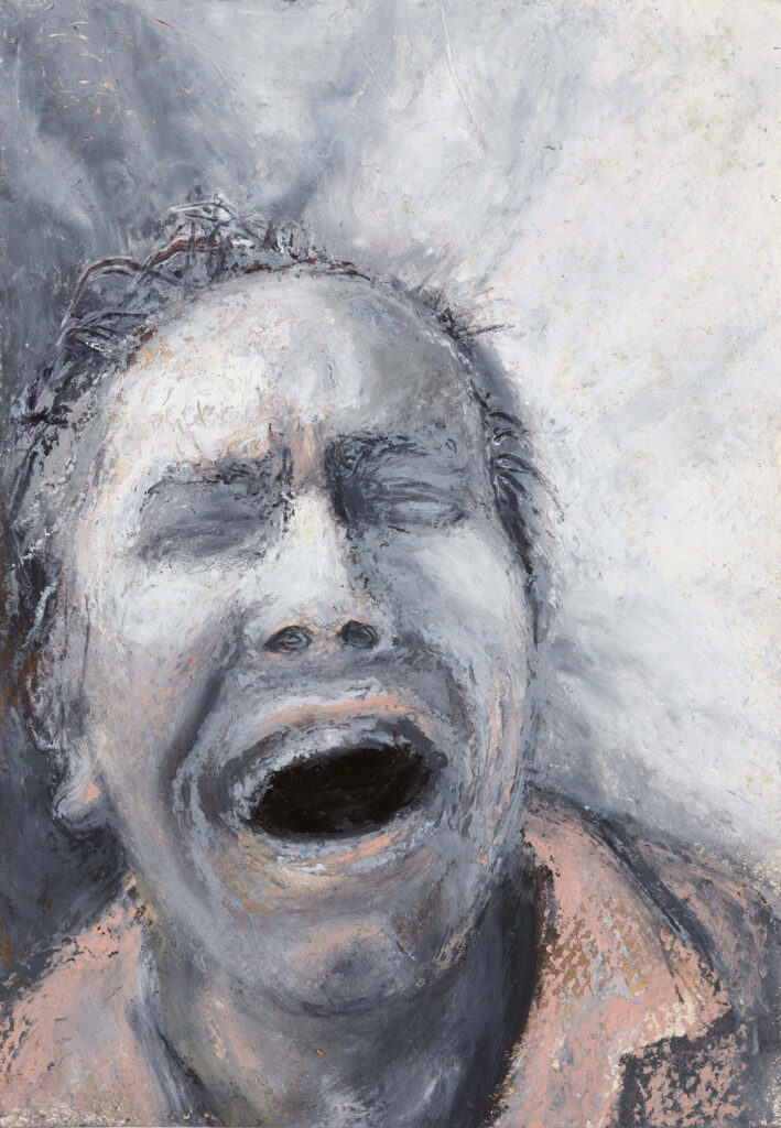 work on paper entitled Sleepwalking by AM Hoch